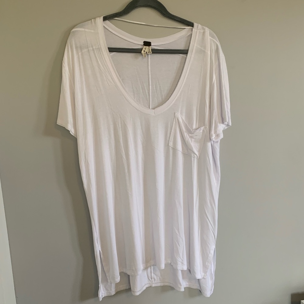 white soft T-shirt